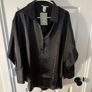 Black womans button up